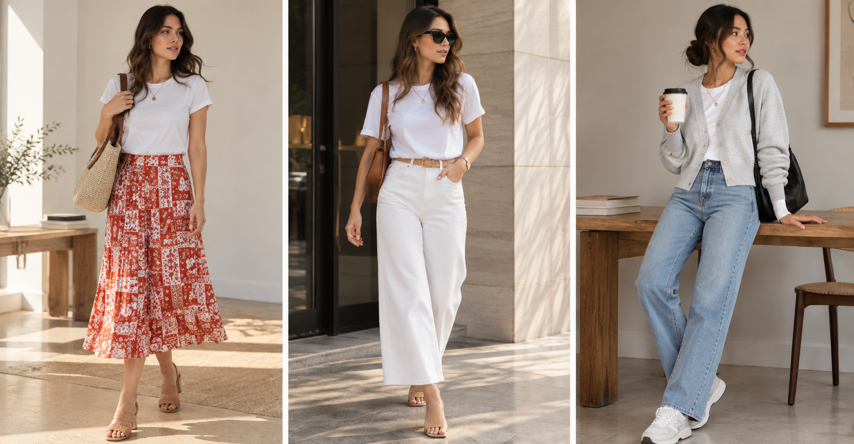 how to style a white t-shirt 13 ways